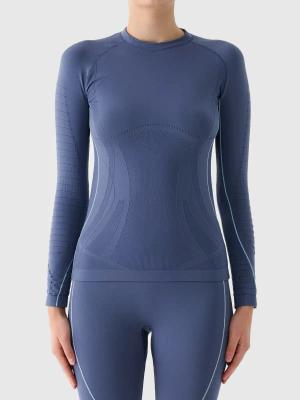 4F bielizna damska termoaktywna bluzka 4FWAW25USEAF203 niebieska (M/L)