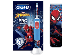 Szczoteczka elektryczna dla dzieci ORAL-B Pro Kids 3+ Spiderman + Etui