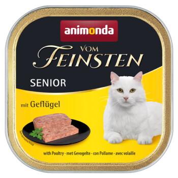 animonda Vom Feinsten mokra karma dla kota, Senior Drób 32x100 g