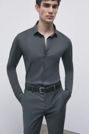 Koszula slim fit „ESSENTIAL” z popeliny