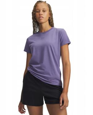 UNDER ARMOUR koszulka damska treningowa UA Rival Core SS fioletowa (L)