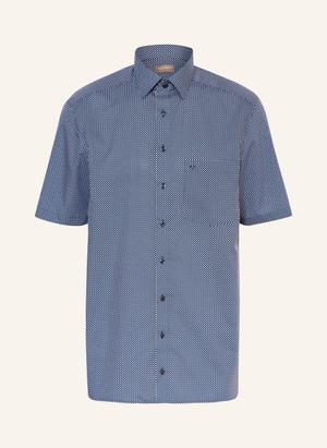 Olymp Koszula Z Krótkim Rękawem Luxor Comfort Fit blau