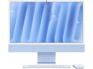 Komputer All-in-One APPLE iMac 24 Retina 4.5K M4 8C/16GB/256GB SSD/8C GPU/macOS Niebieski MWUF3ZE/A
