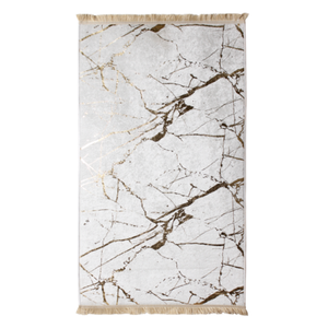 Dywan drukowany Neva petra folia 60 x 100 cm biało-złoty