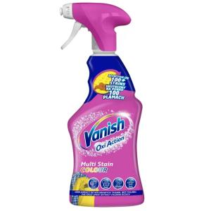 Vanish Oxi Action Odplamiacz do Tkanin Płyn Spray Usuwa Plamy 500ml