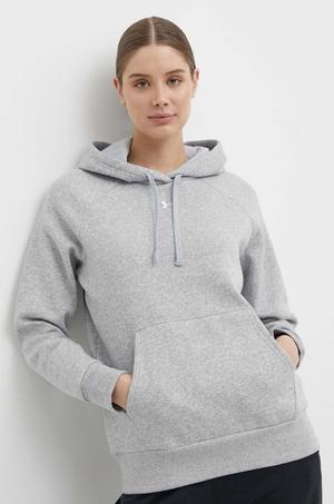 Under Armour bluza z kapturem damska z bawełną UA Rival Fleece