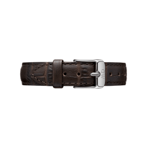 Daniel Wellington DW Strap Leather York 12mm Silver