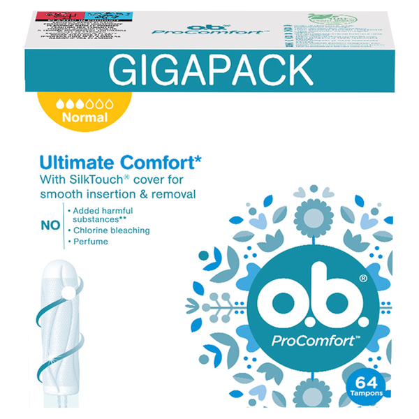 o.b. ProComfort Tampony Normal 64 Sztuki