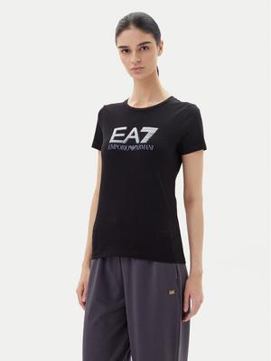 EA7 Emporio Armani T-Shirt 7W000183 AF10373 UC001 Czarny Regular Fit