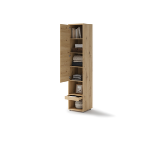Szafka Bed Concept BC-07 45x218x46 cm | Dąb artisan | do sypialni | dodatkowe miejsce | kompaktowa