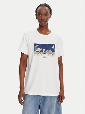 Liu Jo T-Shirt WA5260 JS003 M9445 Biały Regular Fit