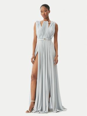 Elisabetta Franchi Sukienka wieczorowa AB-R21-52E2 Niebieski jasny Regular Fit