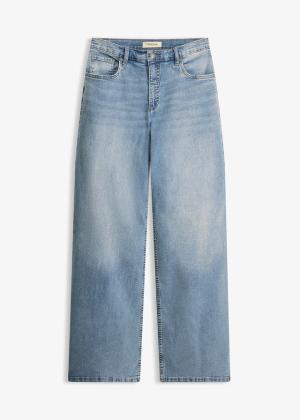 Jeansy wide leg, high waist