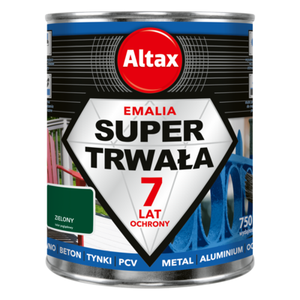 Emalia super trwała 750 ml zielony Altax