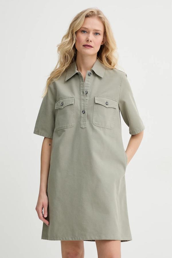 A.P.C. sukienka bawełniana robe selia