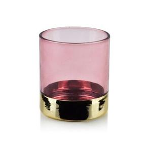 Świecznik mini RITA PINK 7 x 8 cm