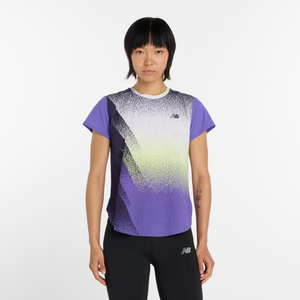 Koszulka damska New Balance WT61Y1YIEPU – fioletowa
