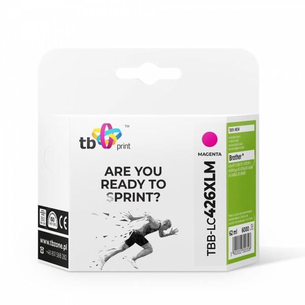 TB Print Tusz do Brother MFC-J4540DW TBB-LC426XLM 100% nowy magenta