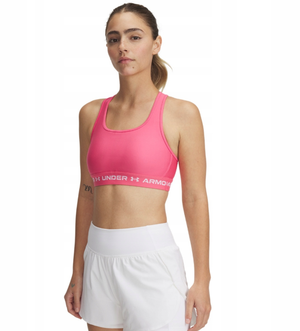 UNDER ARMOUR biustonosz sportowy damski Crossback różowy (XS)