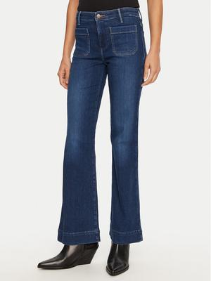 Wrangler Jeansy 112351028 Granatowy Flare Fit