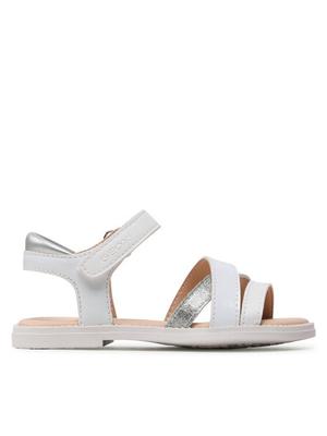 Geox Sandały J Sandal Karly Girl J5235D00254C1000 M Biały