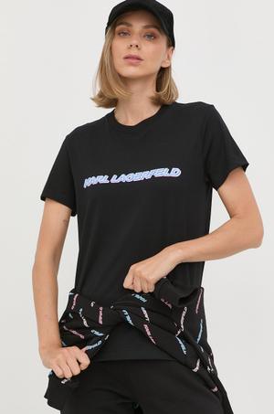 Karl Lagerfeld t-shirt bawełniany 225W1701
