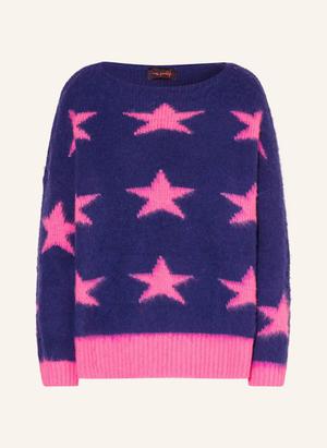 Miss Goodlife Sweter Z Dodatkiem Alpaki blau