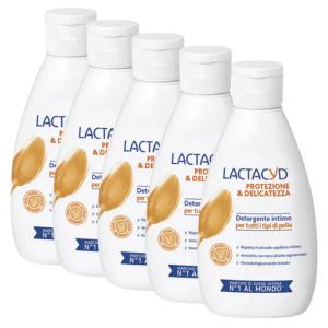 5x Lactacyd Emulsja Żel Higieny Intymnej Na Co Dzień Delikatny Zapas 200 ml