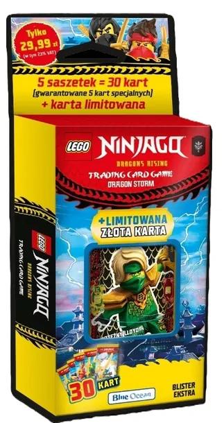 LEGO NINJAGO seria 11 Blister Ekstra 5 saszetek 30 kart 1 karta Limitowana