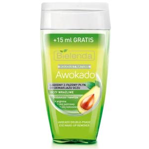 Bielenda Awokado Łagodny Dwufazowy Płyn Do Demakijażu Oczu Wrażliwych 140ml
