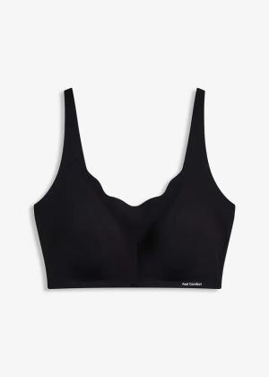 Wyściełany biustonosz pod T-shirt cięty laserowo bez fiszbinów z kolekcji Feel Comfort