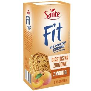 Fit Ciasteczka Zbożowe z Morelą 300g SANTE