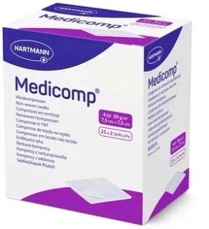HARTMANN - Medicomp 7,5 x 7,5cm, 25 x 2szt. jałowe