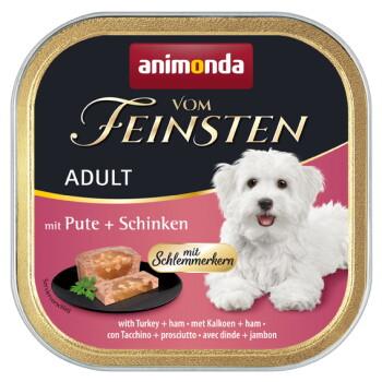 animonda Vom Feinsten z nadzieniem Adult 22 x 150 g Indyk i szynka