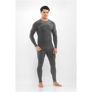 VIKING Bielizna termokatywna męska zestaw legginsy koszulka Altis Set Merino czarna (XXL)