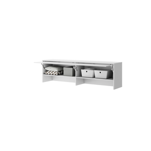 Nadstawka Bed Concept BC-09 do półkotapczanu BC-04 211x60x46 cm | Biały połysk | element dodatkowy | zabudowa sypialni