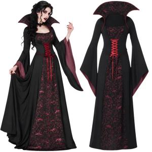 STRÓJ WAMPIRZYCY DRAKULA HALLOWEEN PRZEBRANIE WAMPIR STRASZNA HRABINA L XL