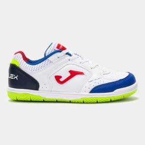JOMA buty dziecięce piłkarskie halówki TPJS2502IN TOP FLEX białe (38)