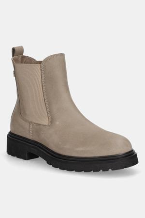 Tommy Hilfiger sztyblety nubukowe TH NUBUCK CLEATED CHELSEA