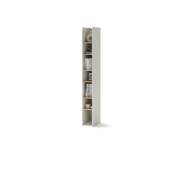 Regał Bed Concept BC-24 27x218x40 cm | Kaszmir/Dąb nagano | funkcjonalny | do półkotapczanu