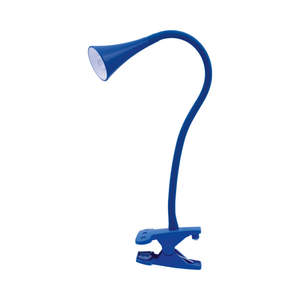 Lampka biurkowa LED z klipsem Happy Clips 9 x 50 cm niebieska
