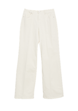 Dżinsy Suri / Regular Fit / High Rise / Wide Leg / barwione po uszyciu