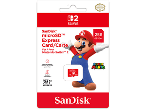 Karta pamięci NINTENDO Switch 2 microSD Express card 256 GB Sandisk Czerwony