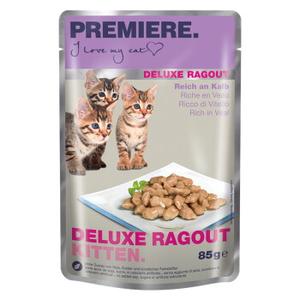 PREMIERE Deluxe Ragout Kitten Bogata w jagnięcinę 44x85 g