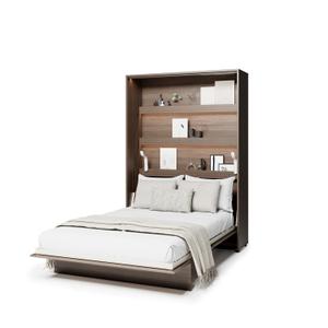 Półkotapczan pionowy BC-01 Bed Concept 140x200 cm Rozmiar łóżka - 140x200 cm | Kolor - Dąb dunin | składany | funkcjonalny | oszczędność przestrzeni