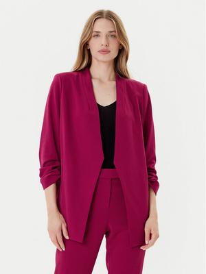 DKNY Marynarka P9RCAAWI Bordowy Regular Fit