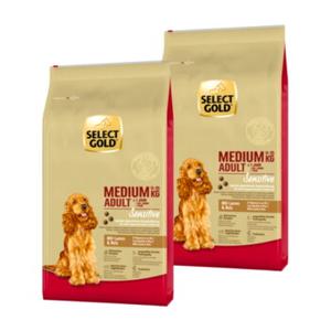SELECT GOLD Sensitive – sucha karma dla dorosłych psów średniej wielkości Jagnięcina i ryż 2x12 kg