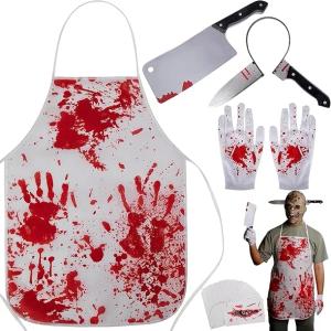 STRÓJ PRZEBRANIE KOSTIUM HALLOWEEN DLA DOROSŁYCH RZEŹNIK AKCESORIA KOMPLET
