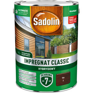 Impregnat CLASSIC HYBRYDOWY Tek 4,5 l Sadolin