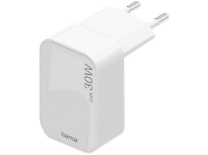 Ładowarka sieciowa HAMA GaN 30 W 1x USB-C Biały